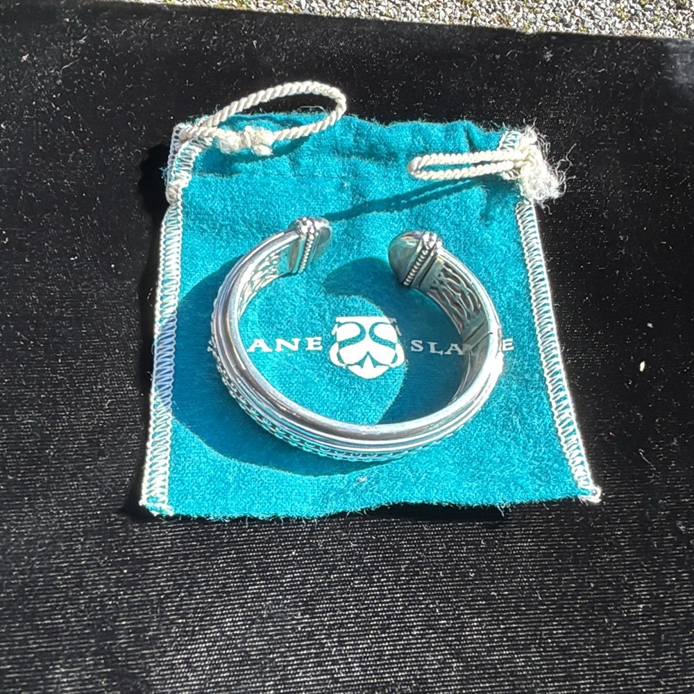 SLANE & SLANE STERLING SILVER CUFF BRACELET ( SMALL SIZE ) - Picture 3 of 17